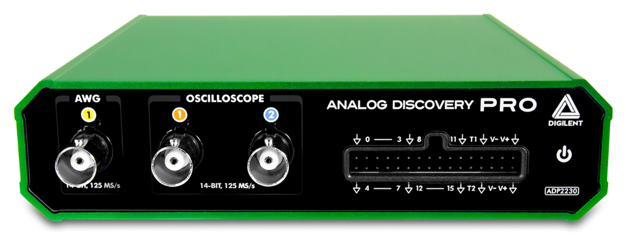 Analog Discovery Pro ADP2230: Mixed Signal USB Oscilloscope, Waveform Generator, Logic Analyzer, and Variable Power Supply