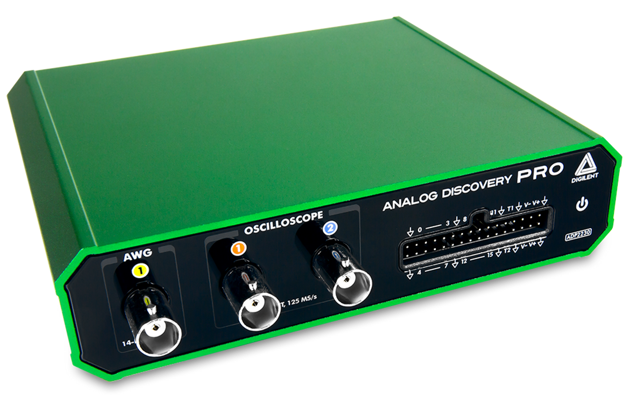 Analog Discovery Pro ADP2230: Mixed Signal USB Oscilloscope, Waveform Generator, Logic Analyzer, and Variable Power Supply