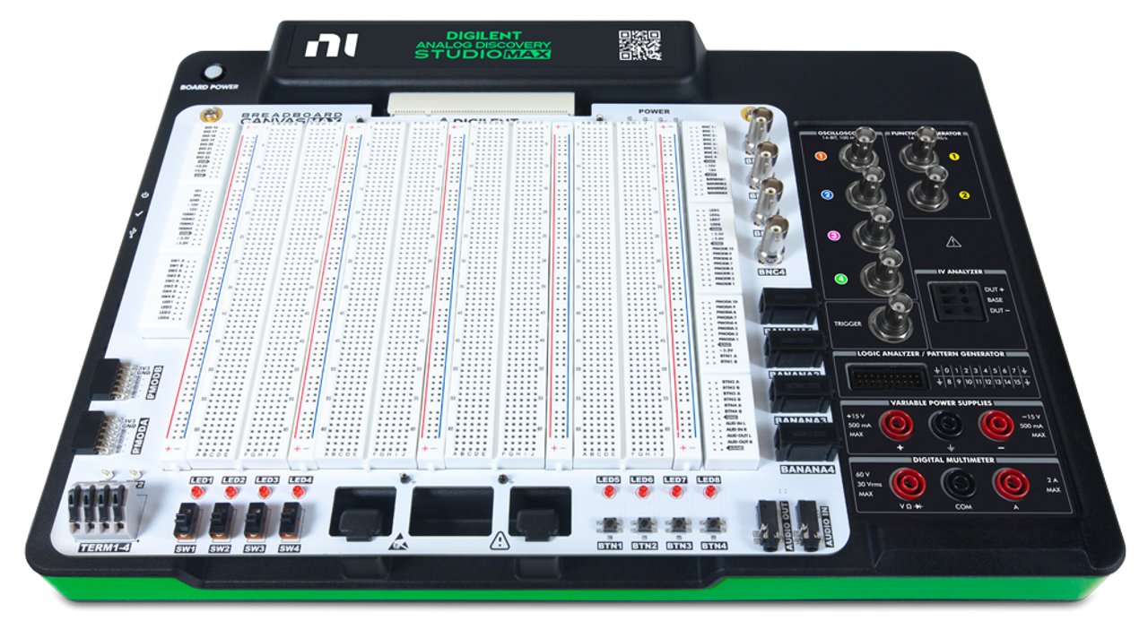 Analog Discovery Studio Max: Multi-Instrument Lab for Engineering Experimentation
