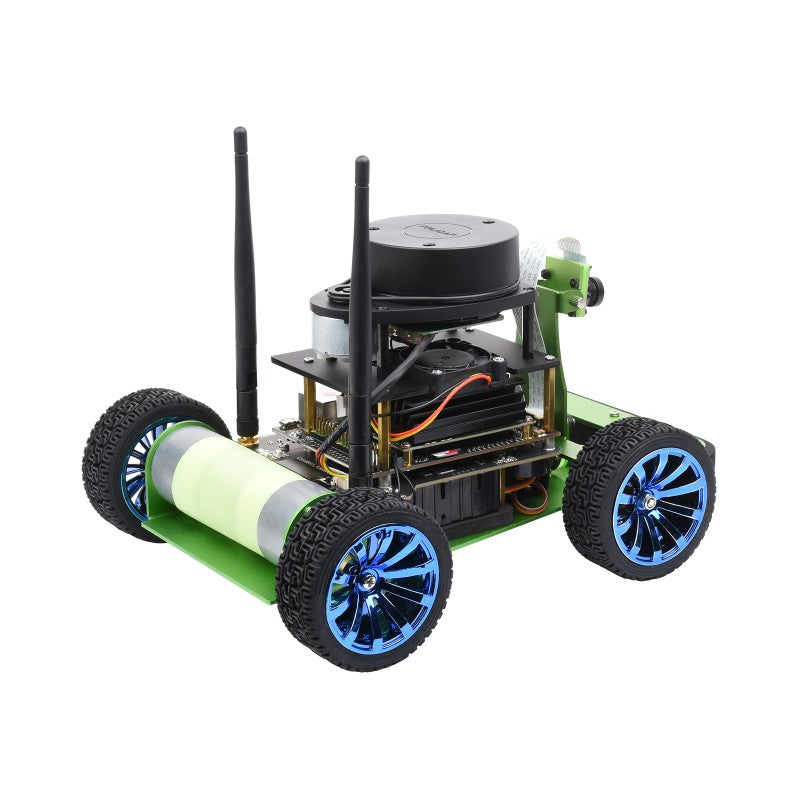 JetRacer Professional Version ROS AI Kit B, Dual Controllers AI Robot, Lidar Mapping, Vision Process