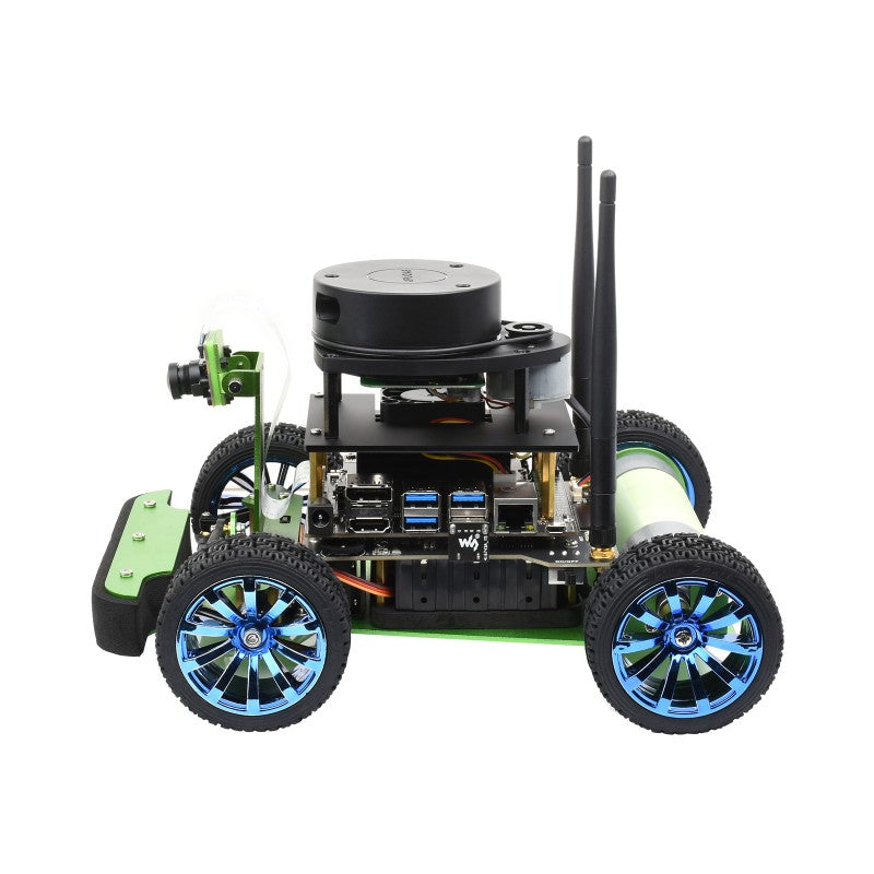 JetRacer Professional Version ROS AI Kit B, Dual Controllers AI Robot, Lidar Mapping, Vision Process