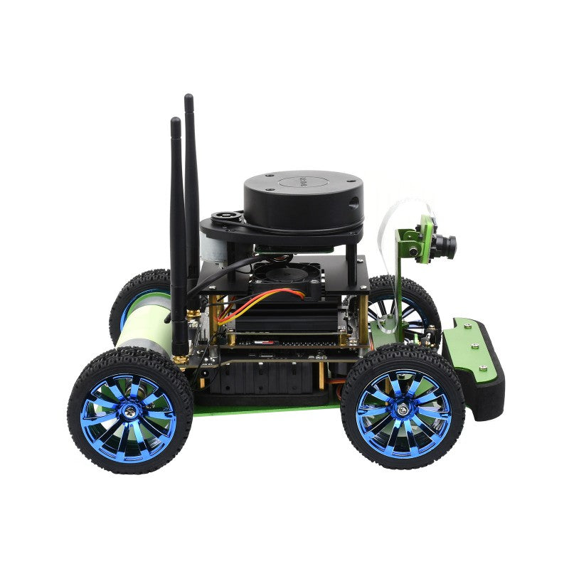 JetRacer Professional Version ROS AI Kit B, Dual Controllers AI Robot, Lidar Mapping, Vision Process