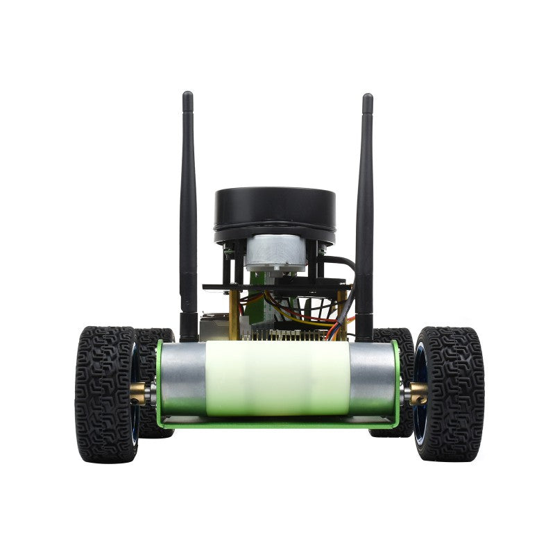 JetRacer Professional Version ROS AI Kit B, Dual Controllers AI Robot, Lidar Mapping, Vision Process