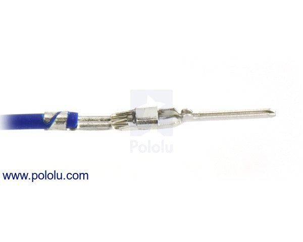 Wires with Pre-Crimped Terminals 10-Pack M-M 2" Green