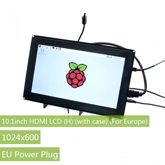 10.1inch HDMI LCD (H) (with case) (For Europe), 1024x600