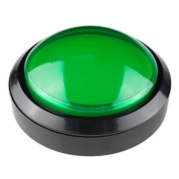 Big Dome Push Button - Green (Economy)