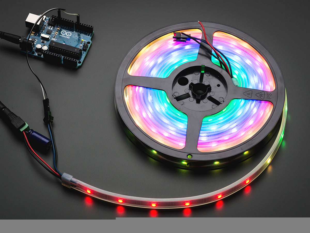Adafruit NeoPixel Digital RGB LED Strip - White 30 LED - WHITE
