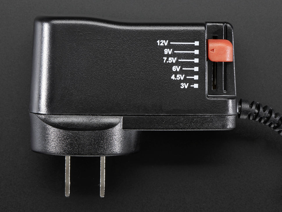 Compact Switching Power Supply - Selectable Output 3-12VDC