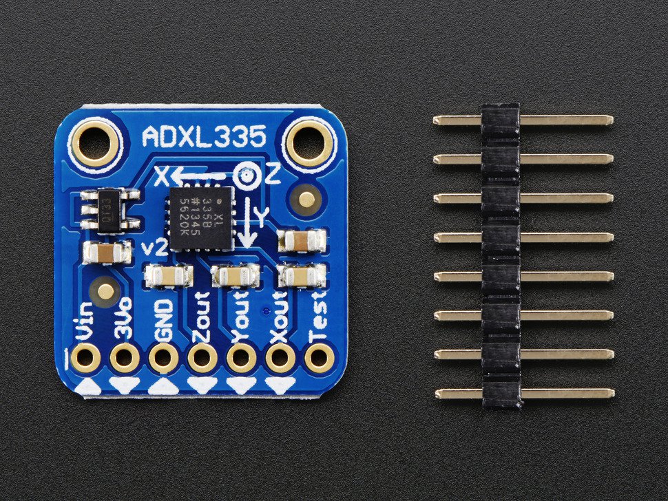 Adafruit ADXL335 - 5V ready triple-axis accelerometer (+-3g analog out)