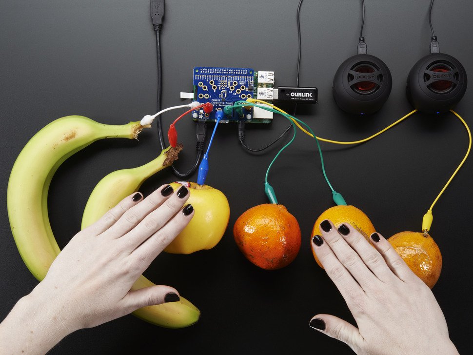 Adafruit Capacitive Touch HAT for Raspberry Pi - Mini Kit - MPR121