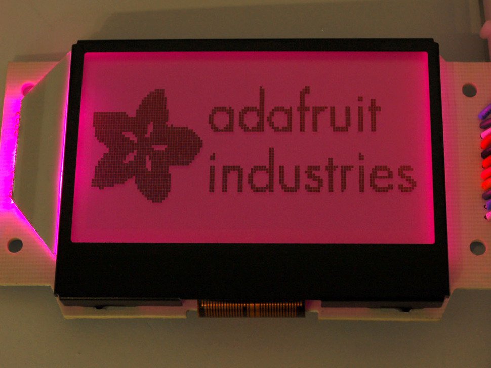 Graphic ST7565 Positive LCD (128x64) with RGB backlight + extras - ST7565
