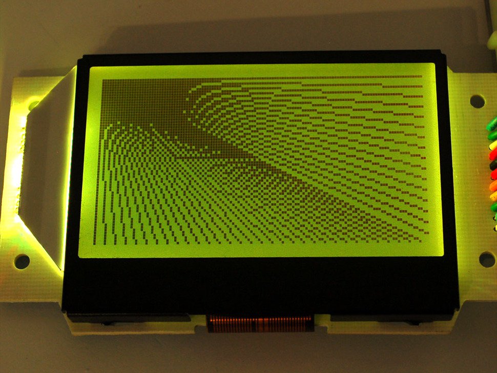 Graphic ST7565 Positive LCD (128x64) with RGB backlight + extras - ST7565