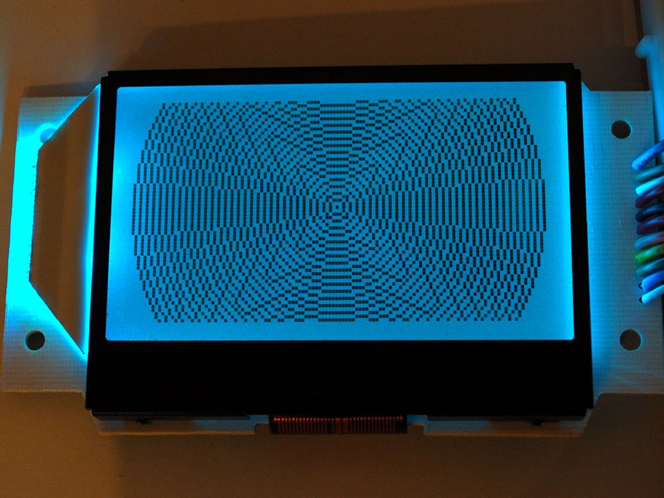 Graphic ST7565 Positive LCD (128x64) with RGB backlight + extras - ST7565