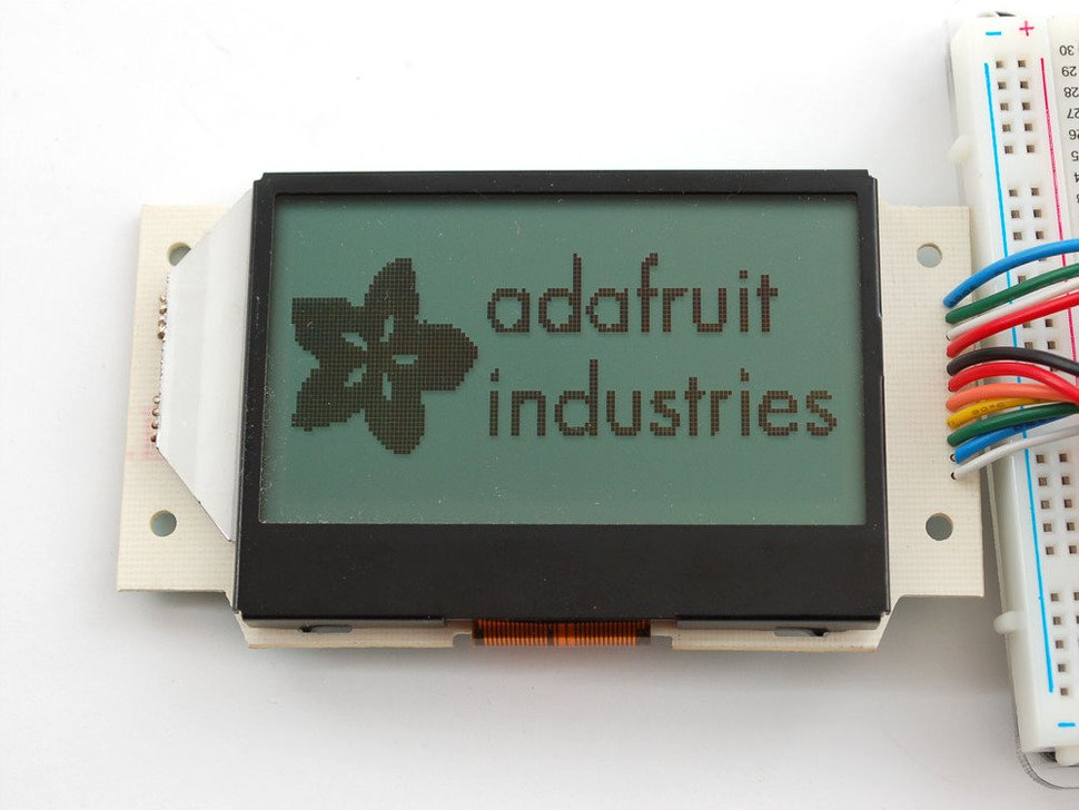 Graphic ST7565 Positive LCD (128x64) with RGB backlight + extras - ST7565