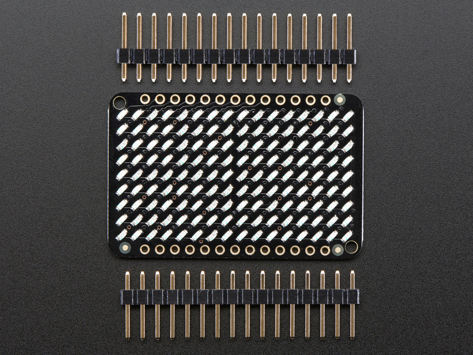 Adafruit LED Charlieplexed Matrix - 9x16 LEDs - Blue