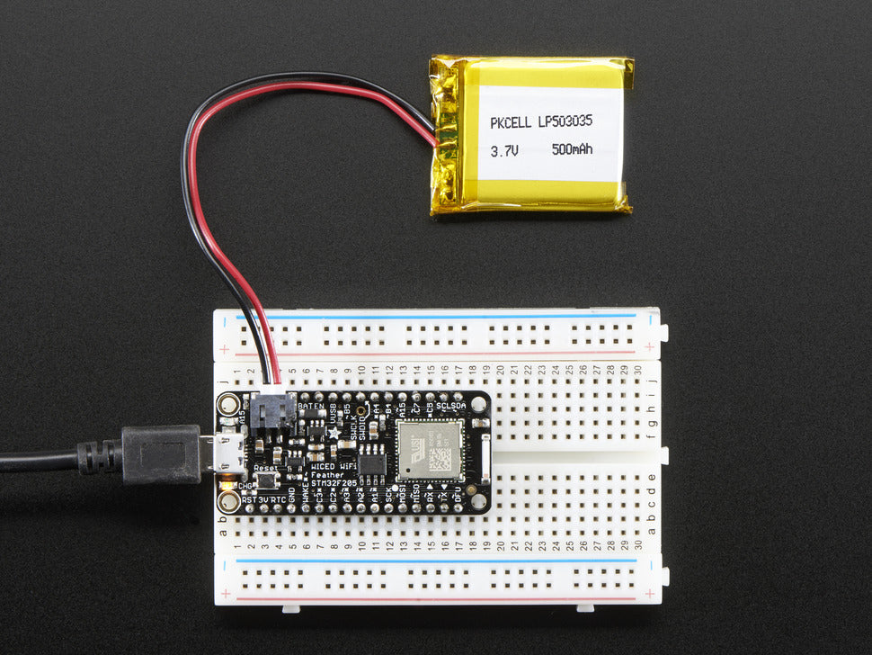Adafruit WICED WiFi Feather - STM32F205 with Broadcom WICED WiFi