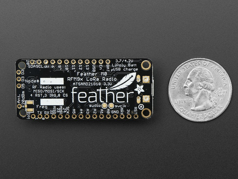 Adafruit Feather M0 RFM95 LoRa Radio - 433MHz