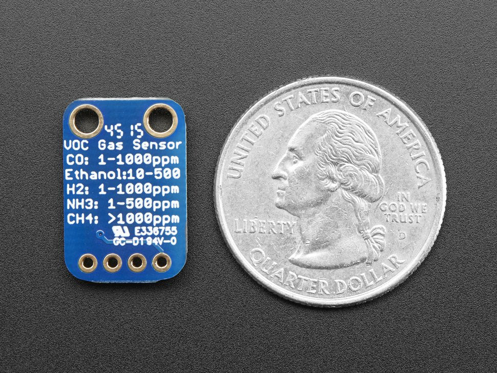 Adafruit MiCS5524 CO Alcohol and VOC Gas Sensor Breakout