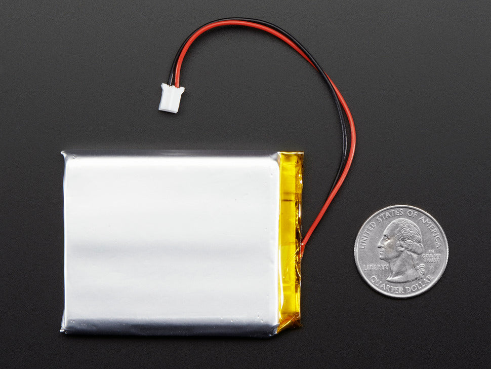 Lithium Ion Polymer Battery - 3.7v 2500mAh