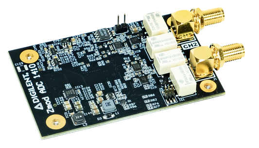 Zmod ADC 1410: SYZYGY-compatible Dual-channel 14-bit Analog-to-Digital Converter Module
