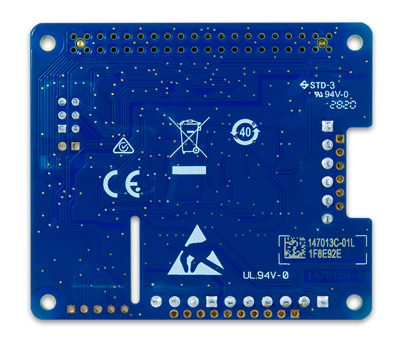 Voltage Measurement DAQ HAT for Raspberry Pi®- MCC 118 12-bit, 100 kS/s, 8 SE Analog Inputs