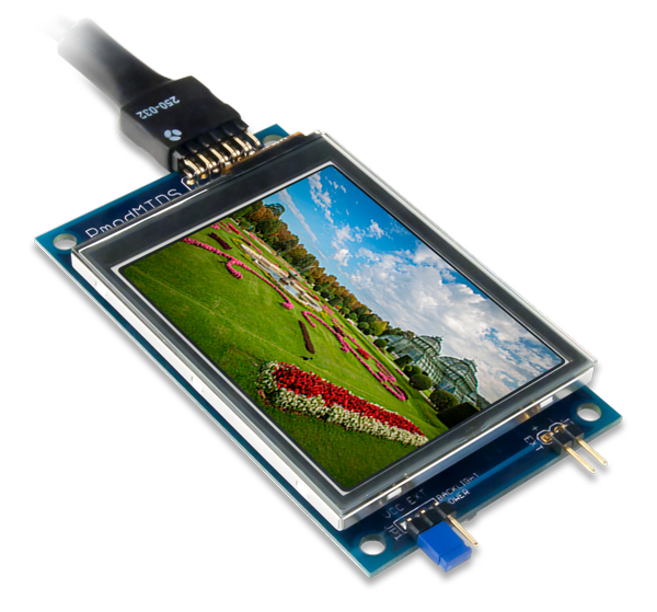 Pmod MTDS: Multi-Touch Display System