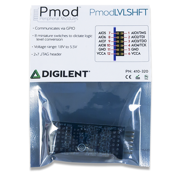 Pmod LVLSHFT: Logic Level Shifter