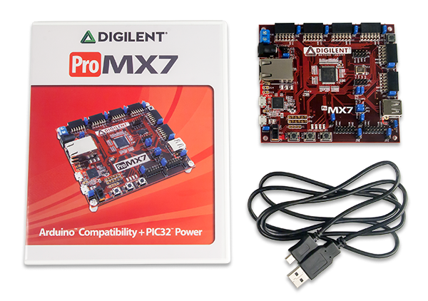 Digilent Pro MX7: PIC32-based Embedded Systems Trainer Board