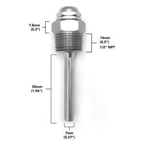 PT-1000 50mm Temperature Thermowell
