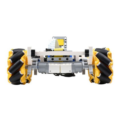 BuildMecar Kit, Smart Building Block Robot with Mecanum Wheels, 5MP Camera, Based on Raspberry Pi Bu