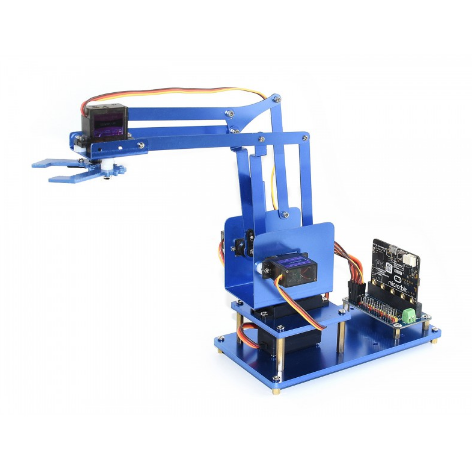4-DOF Metal Robot Arm Kit for micro:bit, Bluetooth
