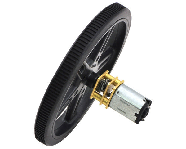 100:1 Micro Metal Gearmotor HPCB 6V with Extended Motor Shaft