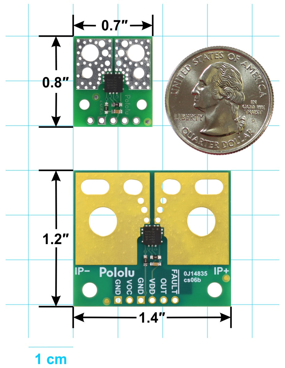 ACS37220LEZATR-100B3 Current Sensor Large Carrier -100A to +100A, 3.3V