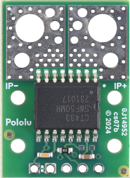 CT433-HSWF50MR TMR Current Sensor Compact Carrier -50A to +50A, 3.3V