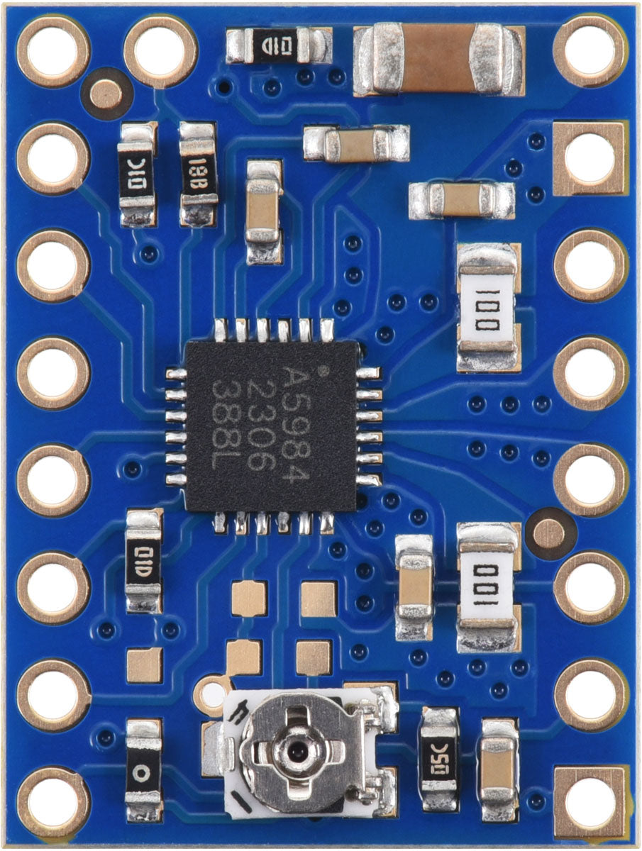 A5984 Stepper Motor Driver Carrier, Adjustable Current, Blue Edition