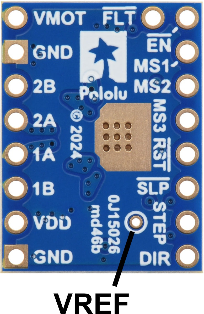 A5984 Stepper Motor Driver Carrier, Adjustable Current, Blue Edition