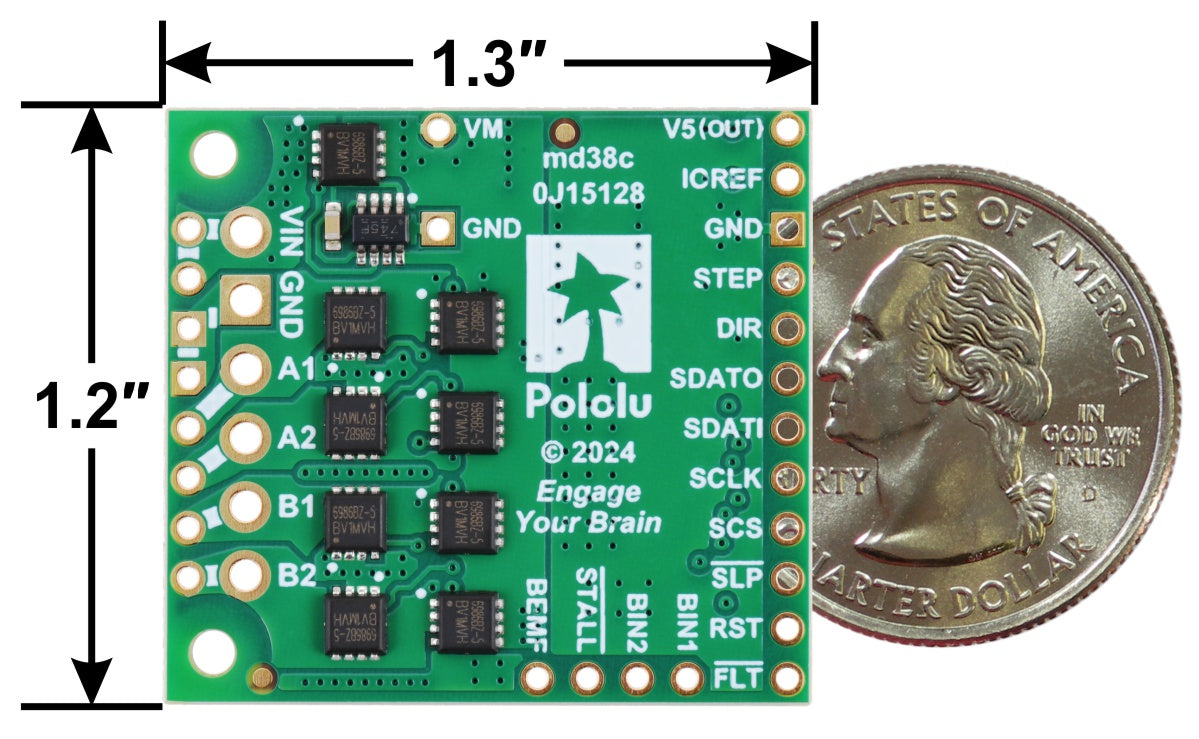 Pololu High-Power Stepper Motor Driver 36v8