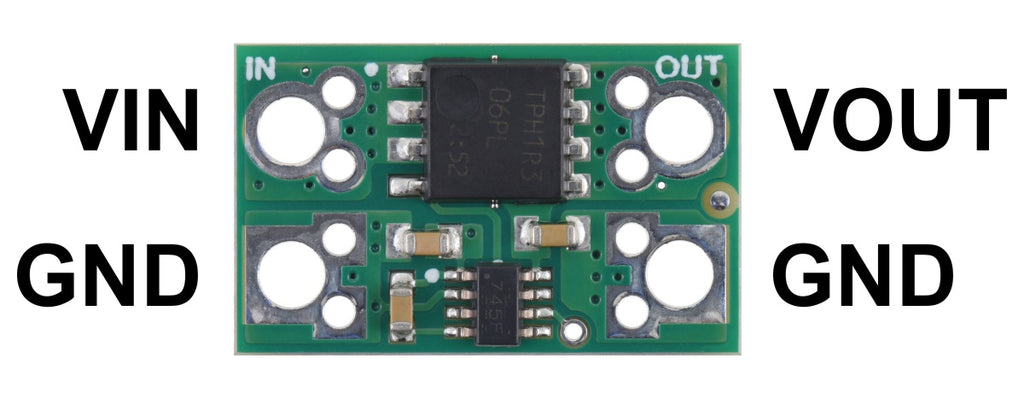 Pololu Ideal Diode Reverse Voltage Protector, 4-60V, 20A