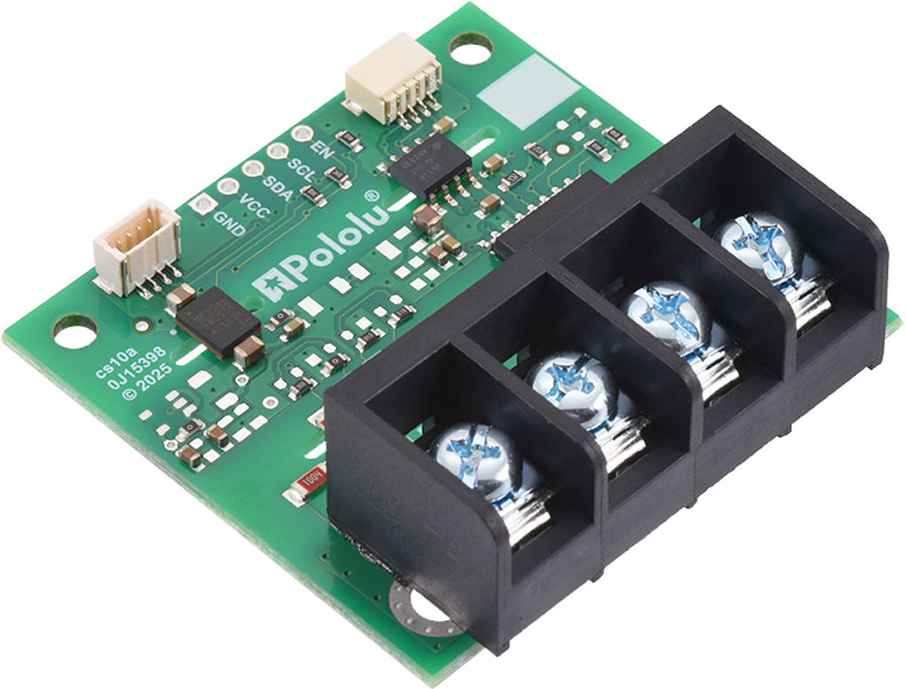 ACS37800KMACTR-030B3-I2C Power Monitor Carrier with Secondary I²C Isolation (Soldered Terminal Block