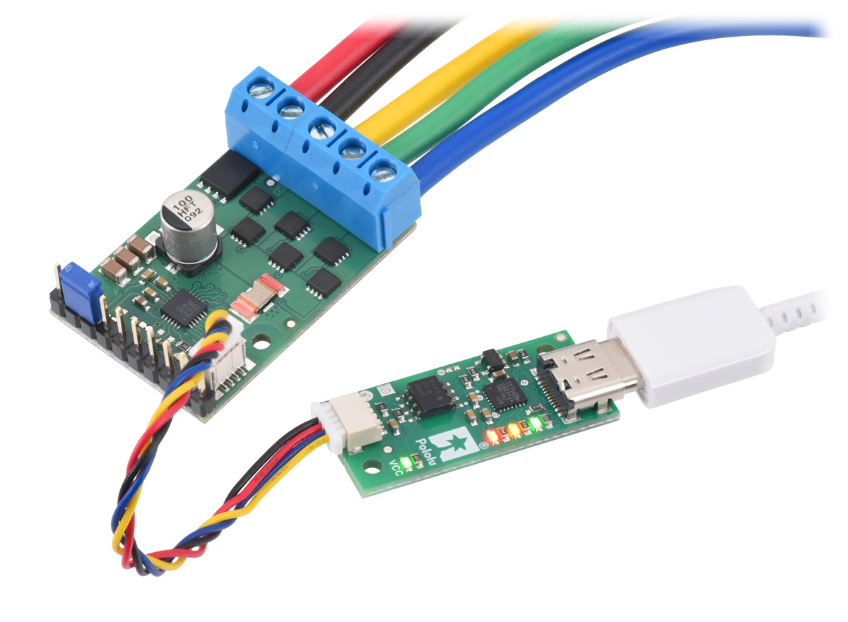 A89301-Based Sensorless Brushless Motor Controller, 50V, 11A (Soldered Connectors)