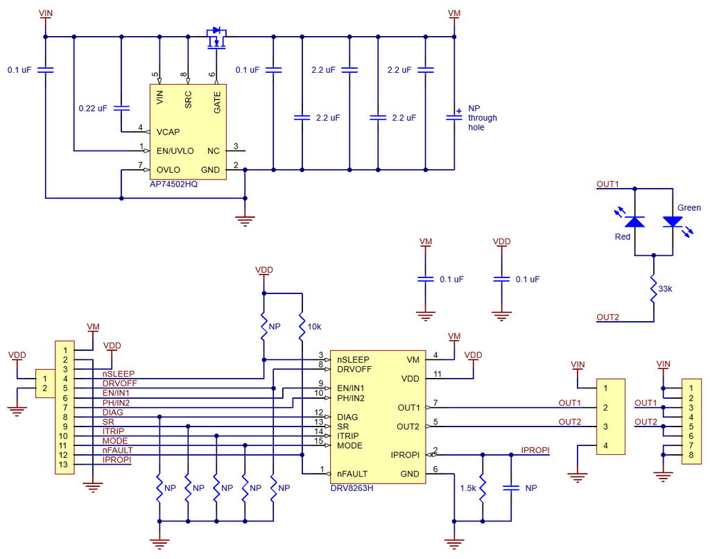DRV8263H Single Brushed DC Motor Driver Carrier