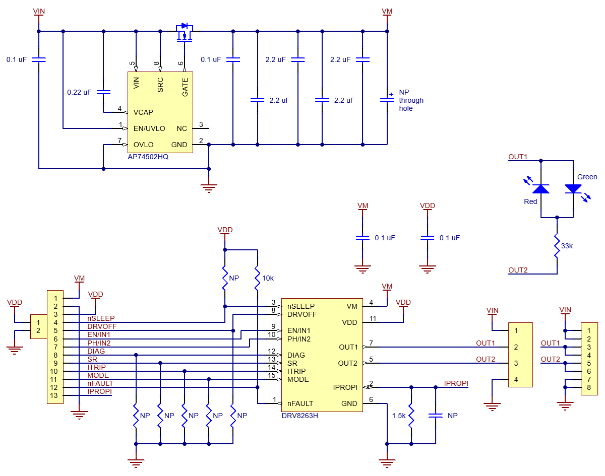 DRV8263H Single Brushed DC Motor Driver Carrier