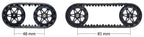Pololu 30T Track Set - Black