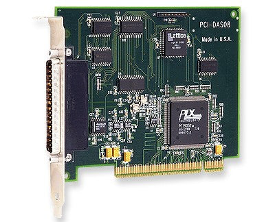 PCI-DAS08, 8Ch, 50kS/s, 12B DAQ, 8 AI, 3 16B CTR, 7B DIO