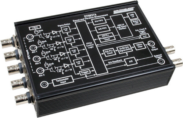 DT9837A-OEM-NOBNC, USB Pwr, Dynamic Signal Analyzer, 24b