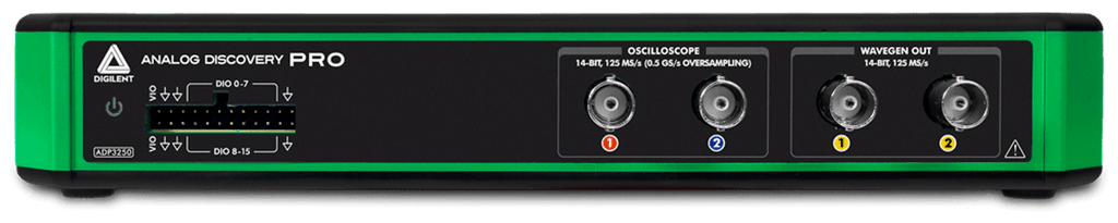 Analog Discovery Pro ADP3450: Portable High Resolution Mixed Signal Oscilloscope with BNC probes