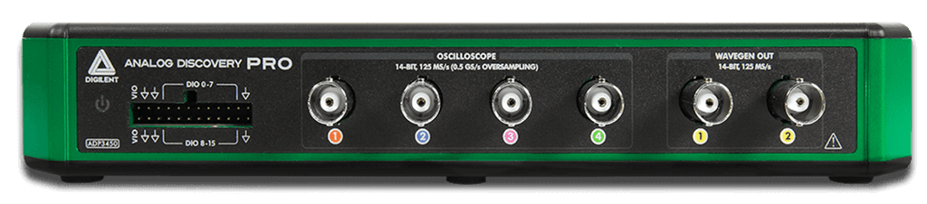 Analog Discovery Pro ADP3250: Portable High Resolution Mixed Signal Oscilloscope with BNC probes