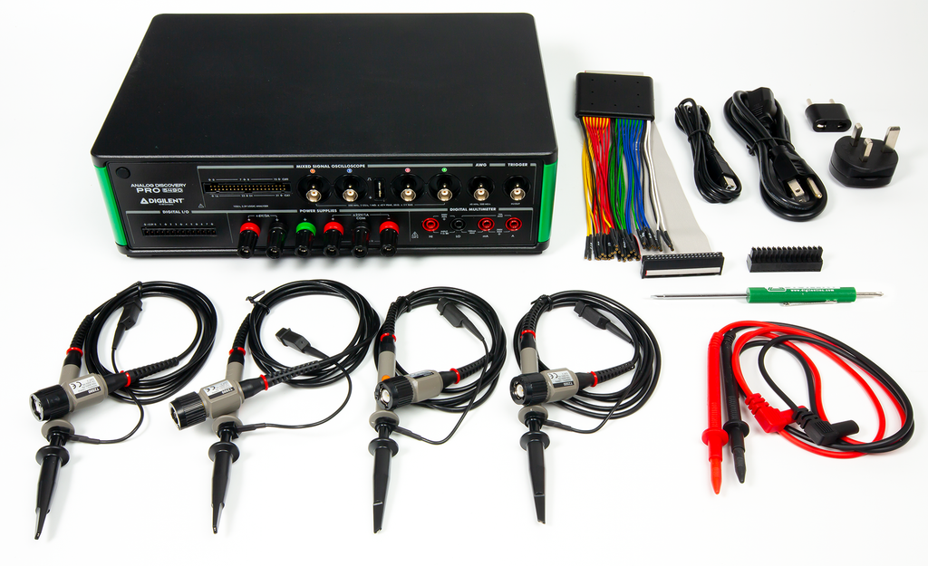 Analog Discovery Pro 5000 Series: All-In-One Mixed Signal Oscilloscope, Function Generator, Power Supply, and DMM