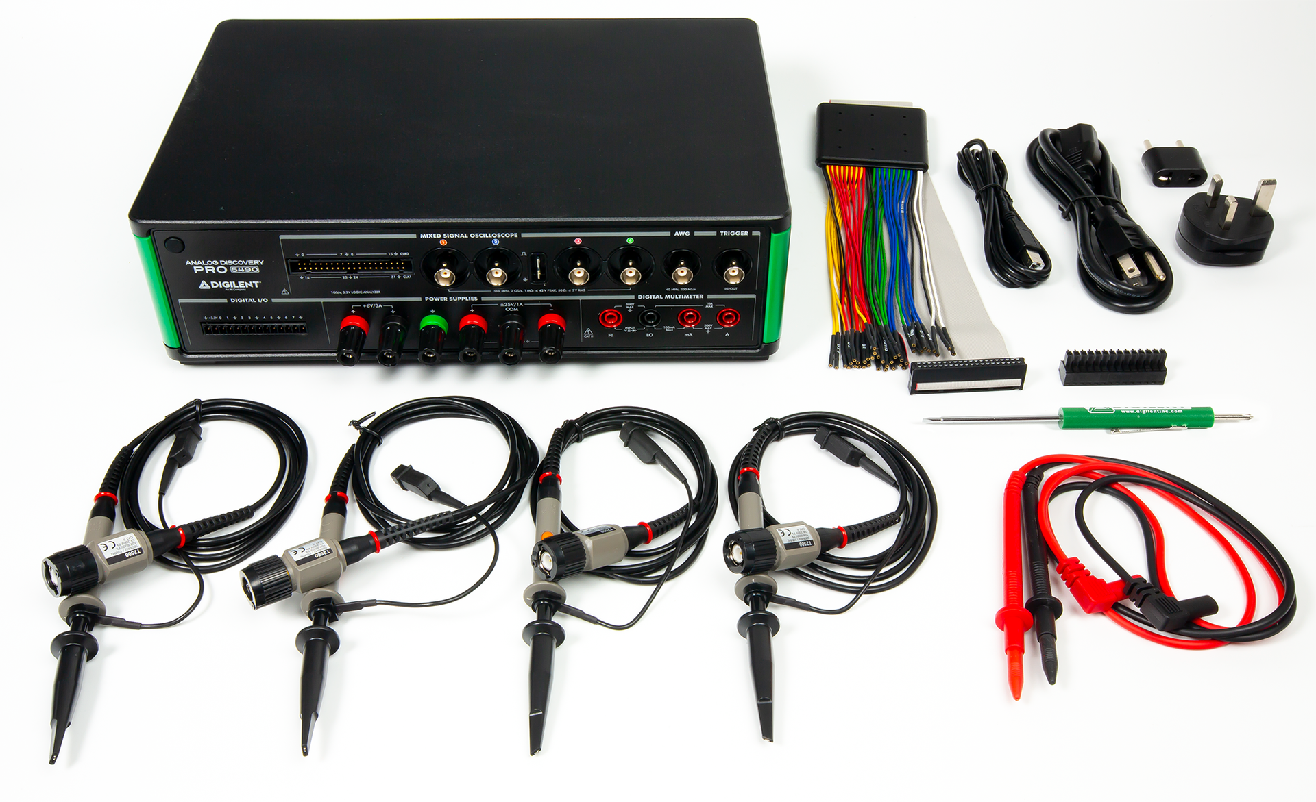 Analog Discovery Pro 5000 Series: All-In-One Mixed Signal Oscilloscope, Function Generator, Power Supply, and DMM