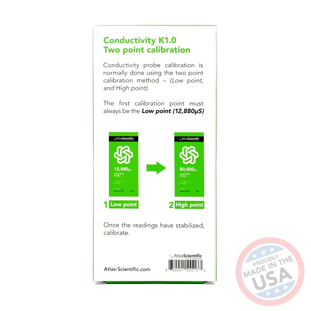 Conductivity Calibration K 1.0 Set (4 pouches)